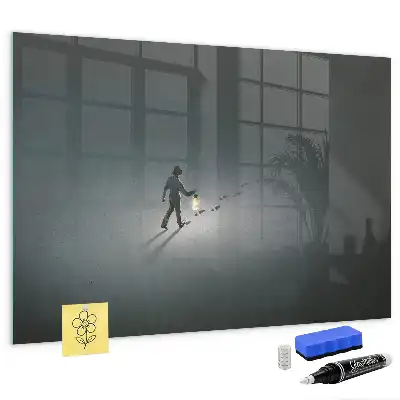 Tablă magnetică pentru desen călător în întuneric