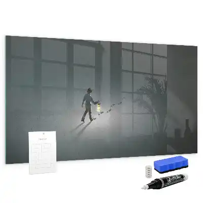 Tablă magnetică pentru desen călător în întuneric