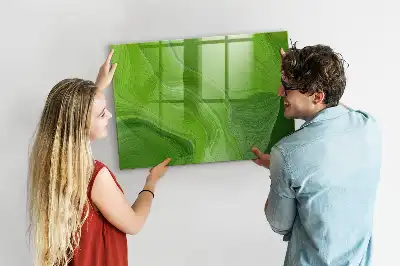 Tablă magnetică pentru scris model Valuri moderne