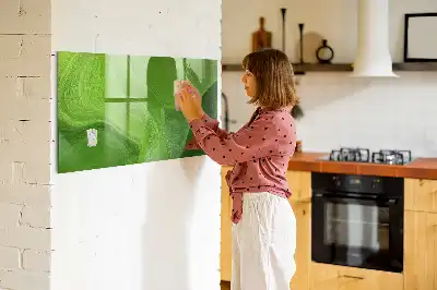 Tablă magnetică pentru scris model Valuri moderne