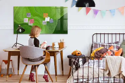 Tablă magnetică pentru scris model Valuri moderne