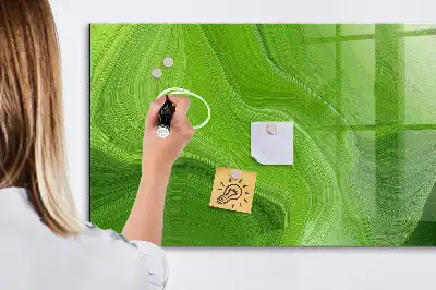 Tablă magnetică pentru scris model Valuri moderne