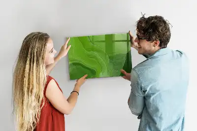 Tablă magnetică pentru scris model Valuri moderne