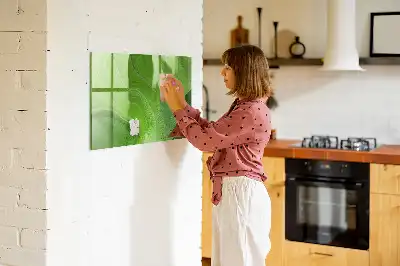 Tablă magnetică pentru scris model Valuri moderne