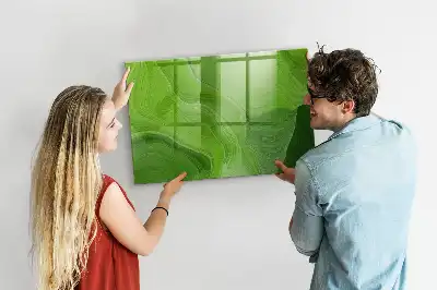 Tablă magnetică pentru scris model Valuri moderne