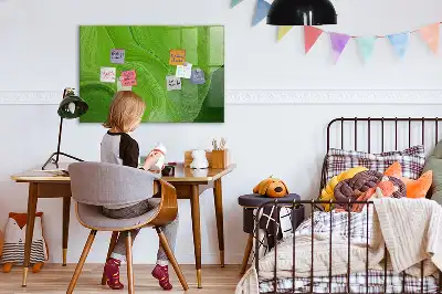 Tablă magnetică pentru scris model Valuri moderne