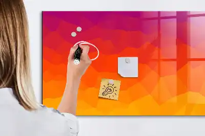 Tablă magnetică pentru desen răsărit de soare