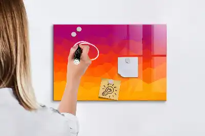 Tablă magnetică pentru desen răsărit de soare
