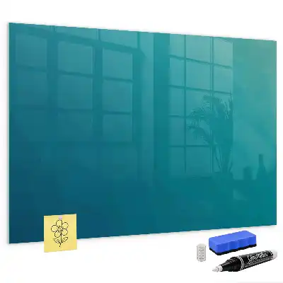 Tablă magnetică pentru scris cu model abstracție marină