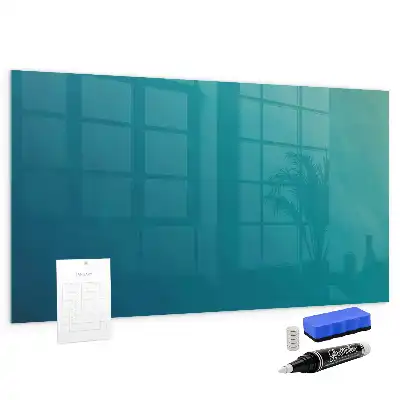 Tablă magnetică pentru scris cu model abstracție marină