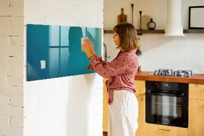 Tablă magnetică pentru scris cu model abstracție marină