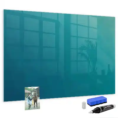 Tablă magnetică pentru scris cu model abstracție marină