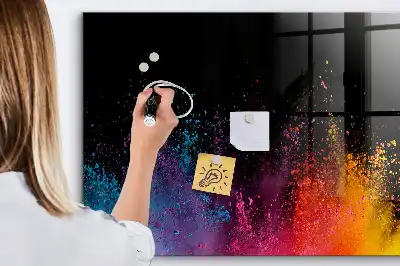 Tablă magnetică pentru desenat explozie de culori