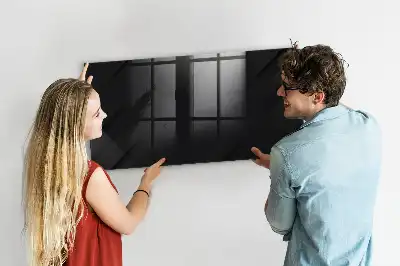Tablă magnetică pentru scris model de perete de culoare închisă