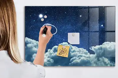 Tablă magnetică pentru desen cer de noapte
