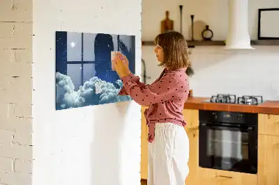 Tablă magnetică pentru desen cer de noapte