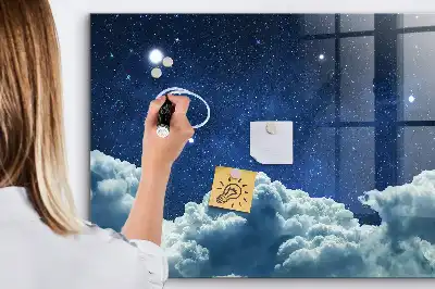 Tablă magnetică pentru desen cer de noapte