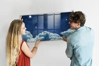 Tablă magnetică pentru desen cer de noapte