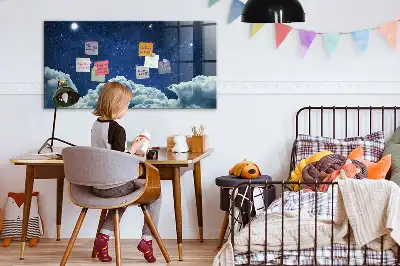 Tablă magnetică pentru desen cer de noapte