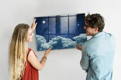 Tablă magnetică pentru desen cer de noapte