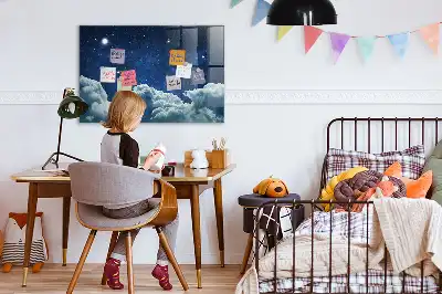 Tablă magnetică pentru desen cer de noapte
