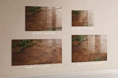 Tablă magnetică pentru desen cu cadru rustic din lemn