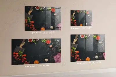 Tablă magnetică pentru desen cu accesorii de bucătărie