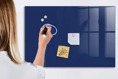 Tablă magnetică de scris culoare albastră