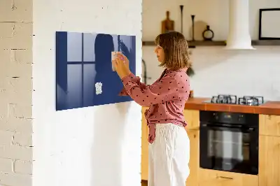 Tablă magnetică de scris culoare albastră