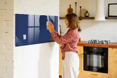 Tablă magnetică de scris culoare albastră