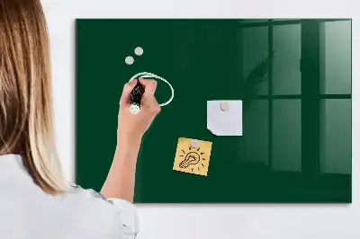 Tablă magnetică pentru desen culoare verde sticlă