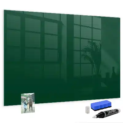 Tablă magnetică pentru desen culoare verde sticlă