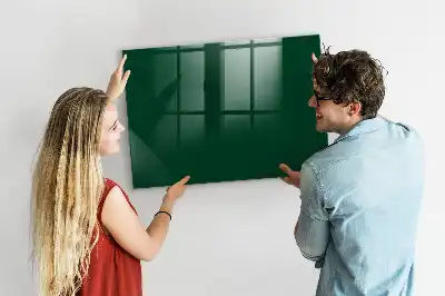 Tablă magnetică pentru desen culoare verde sticlă