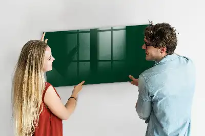 Tablă magnetică pentru desen culoare verde sticlă