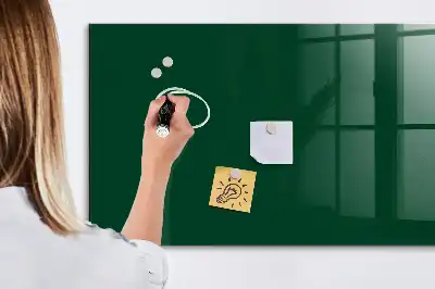 Tablă magnetică pentru desen culoare verde sticlă