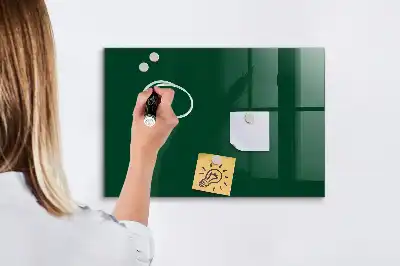 Tablă magnetică pentru desen culoare verde sticlă