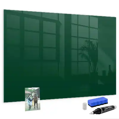 Tablă magnetică pentru desen culoare verde sticlă
