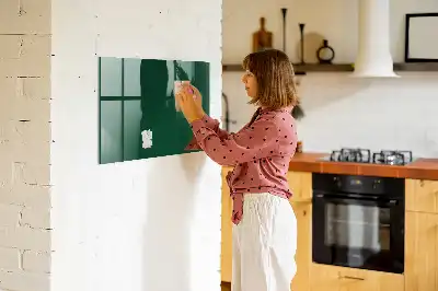 Tablă magnetică pentru desen culoare verde sticlă
