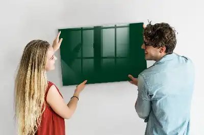Tablă magnetică pentru desen culoare verde sticlă