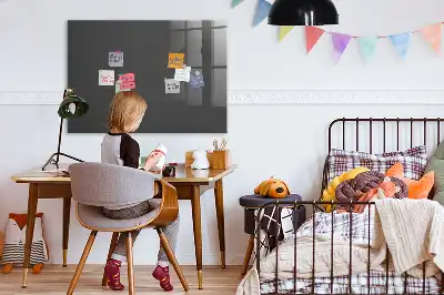 Tablă magnetică pentru scris culoare gri