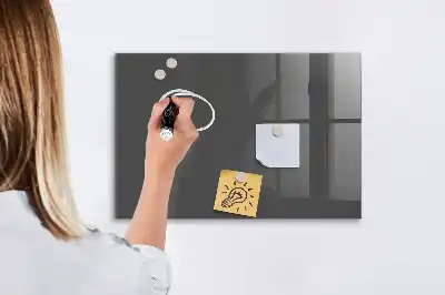 Tablă magnetică pentru scris culoare gri