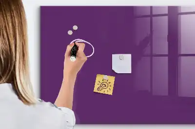 Tablă magnetică pentru desen de culoare violetă