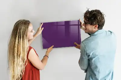 Tablă magnetică pentru desen de culoare violetă