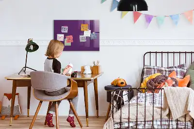 Tablă magnetică pentru desen de culoare violetă