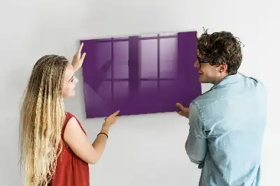 Tablă magnetică pentru desen de culoare violetă