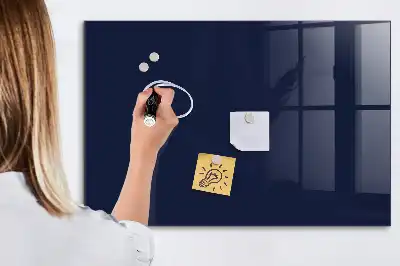 Tablă magnetică pentru scris de culoare albastru marin foarte închis
