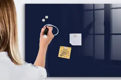 Tablă magnetică pentru scris de culoare albastru marin foarte închis