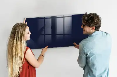 Tablă magnetică pentru scris de culoare albastru marin foarte închis