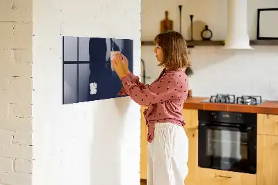 Tablă magnetică pentru scris de culoare albastru marin foarte închis