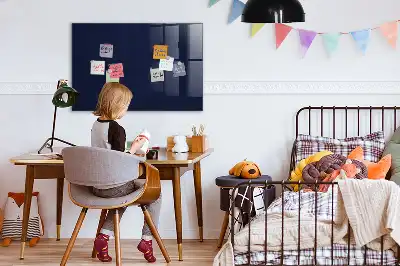 Tablă magnetică pentru scris de culoare albastru marin foarte închis